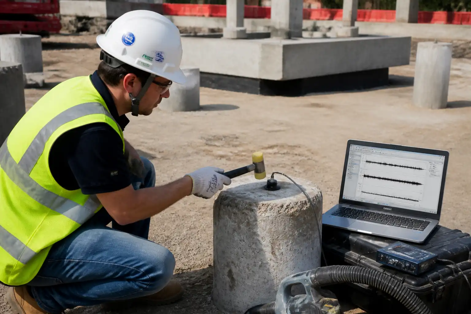 Method Statement: Low-Strain Pile Integrity Testin