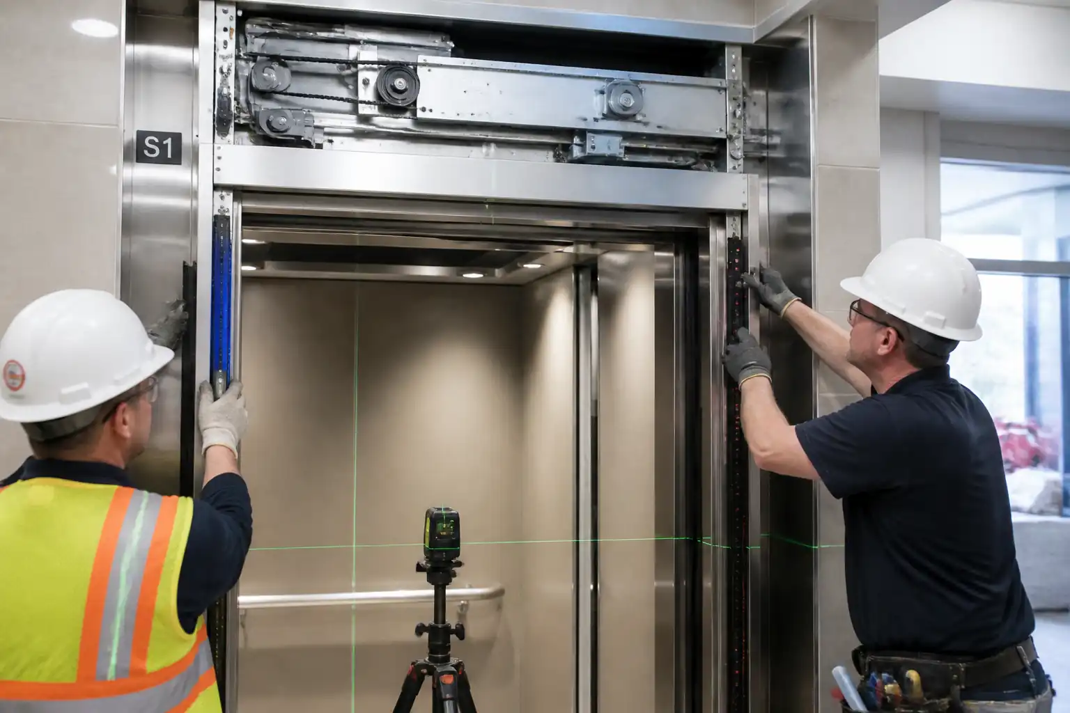 Method Statement: Elevator Door Operator and Landing Door Installation (Header, Panels, Sills, Interlocks, Closers, Light Curtain) – Method Statement
