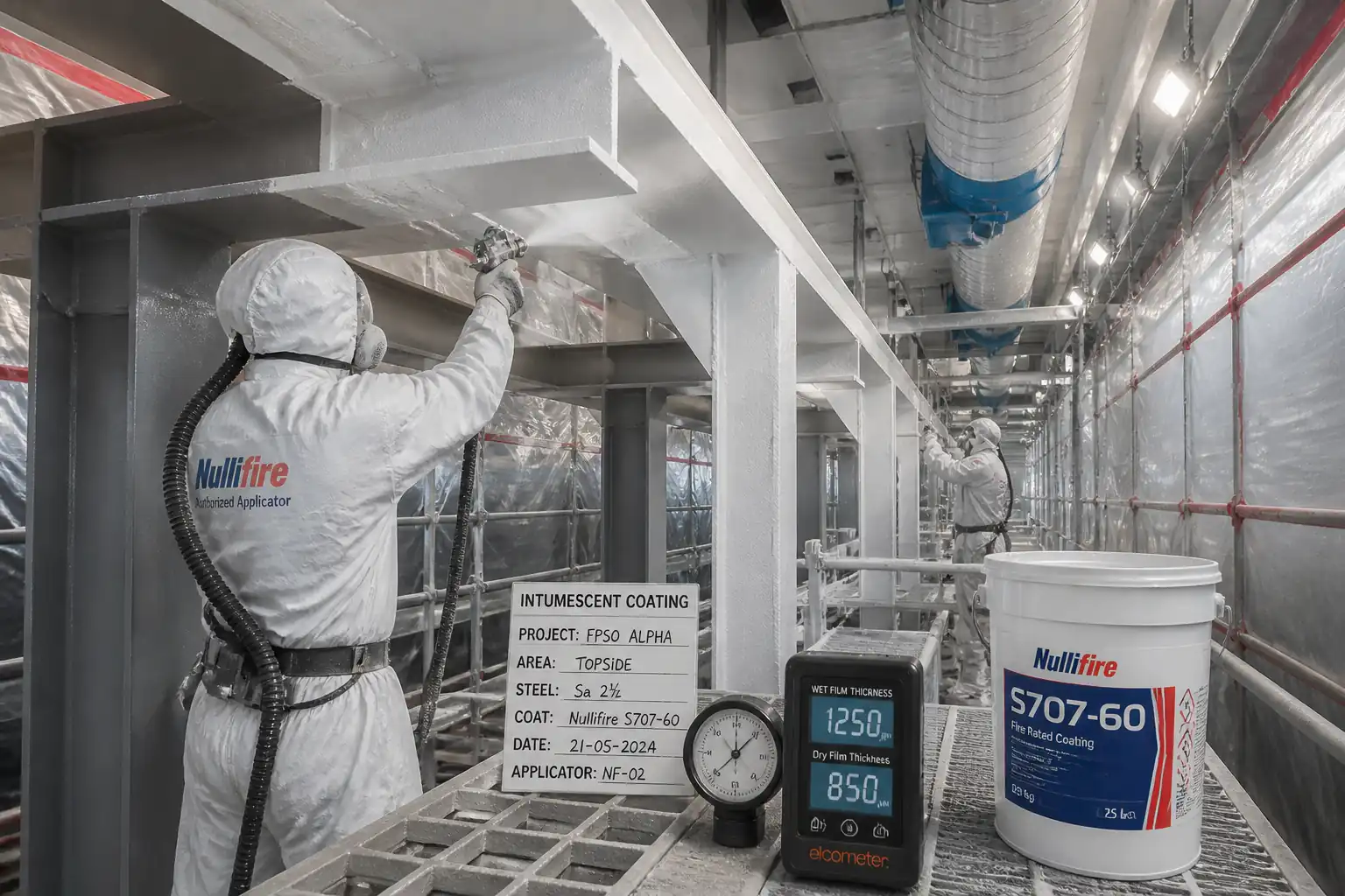 Method Statement – Intumescent Paint Application to Structural Steelwork – Method Statement