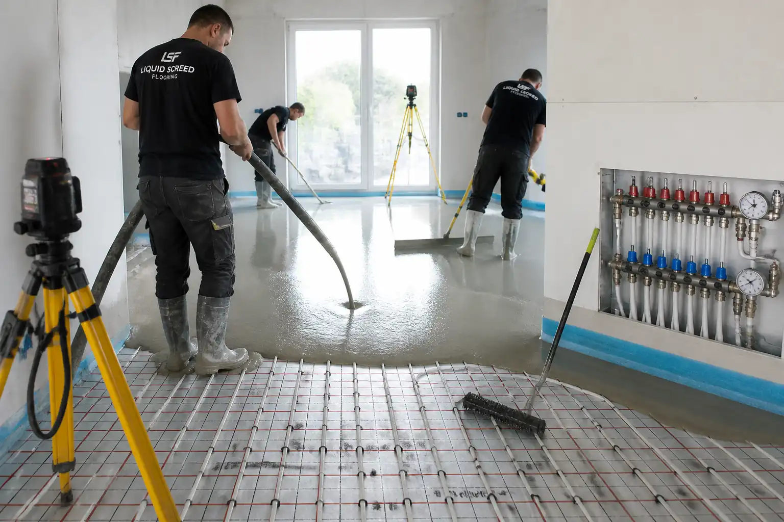 Method Statement: Screed Installation Over Underfl