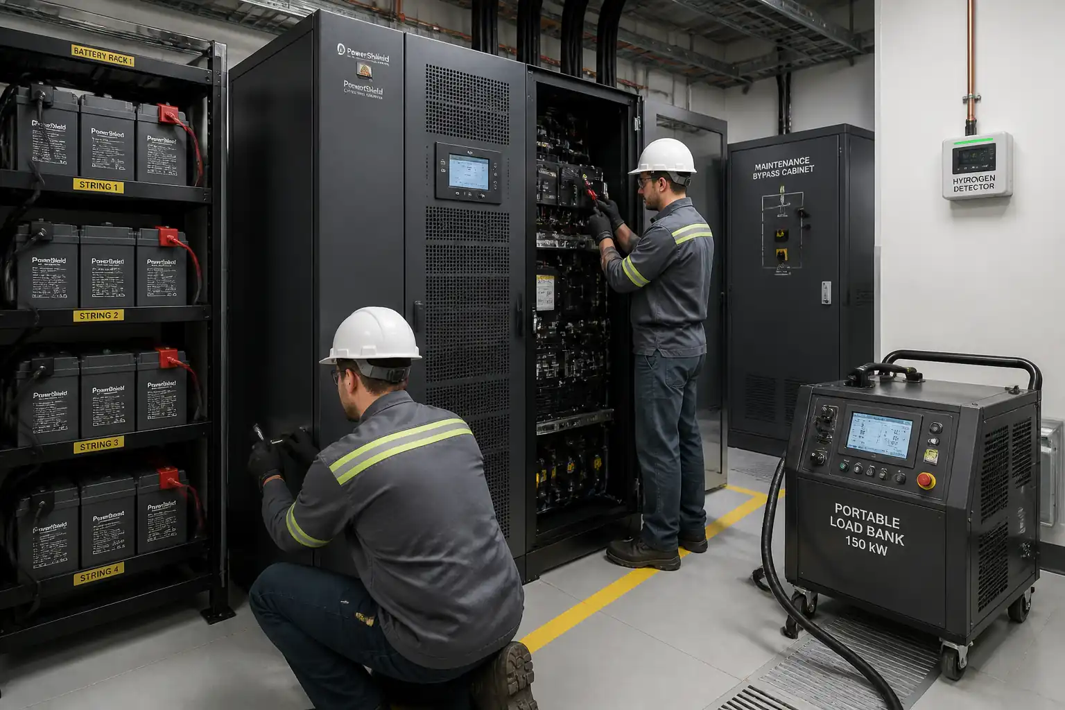 Method Statement: Installation and Commissioning of UPS System with Battery Racks, DC Cabling, Static & Maintenance Bypass, Ventilation, and Performance Tests – Method Statement