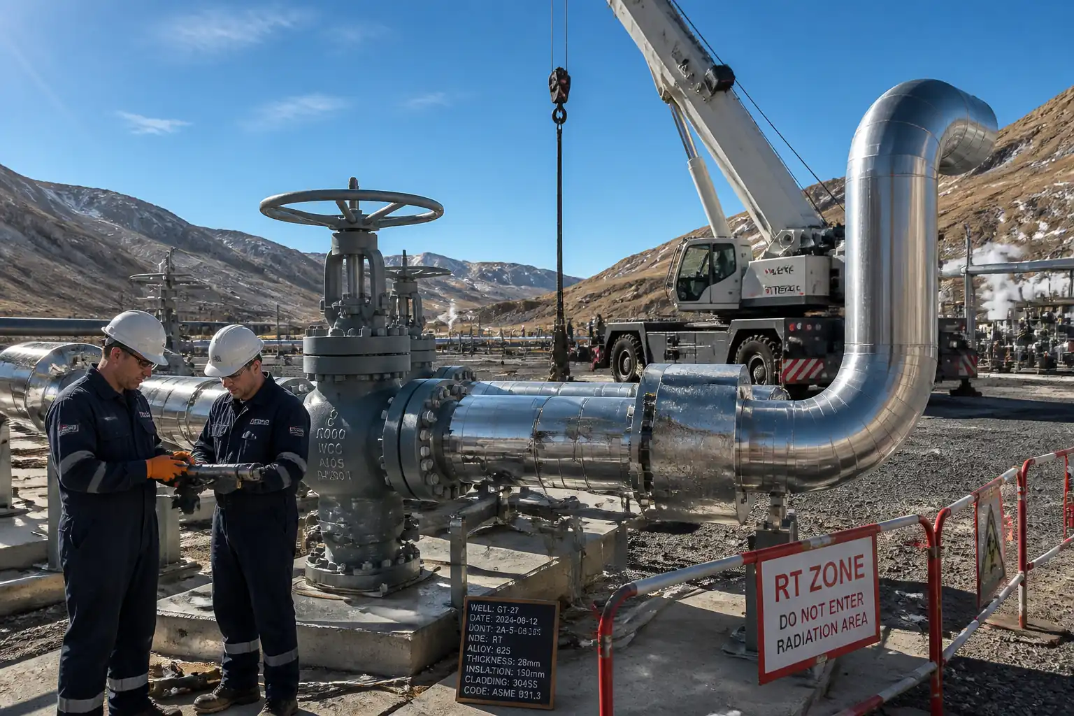 Method Statement: Geothermal Production Wellhead Equipment and Piping Installation – Method Statement