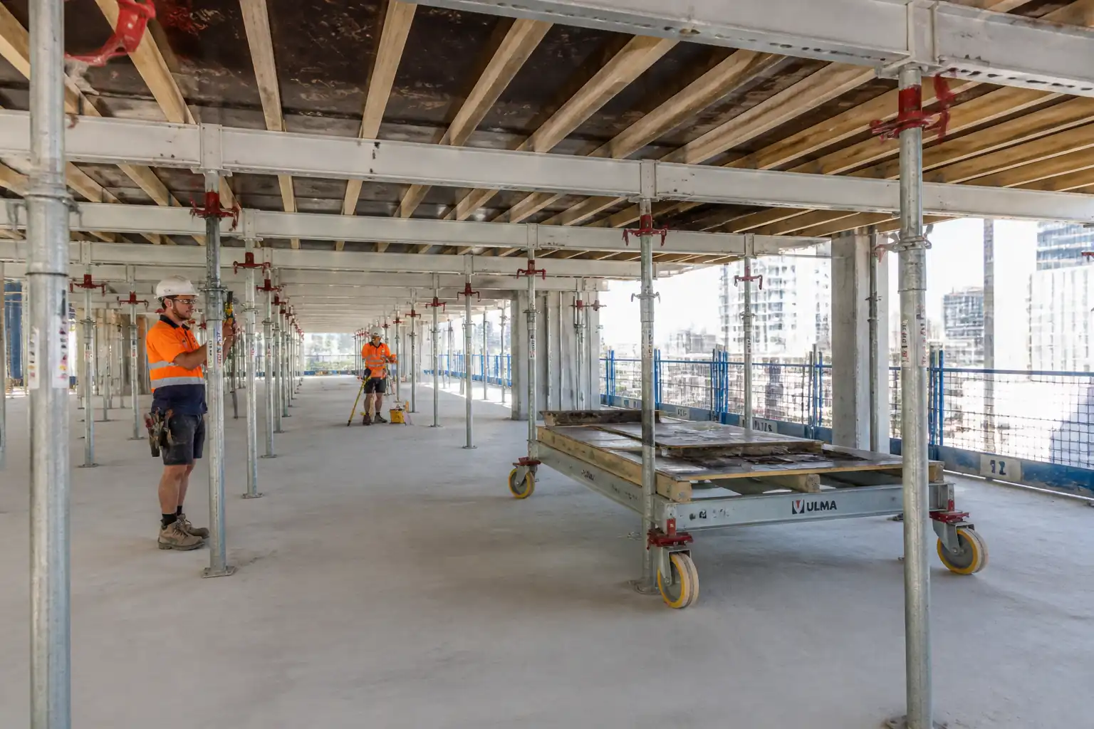ITP: Erection, Early Striking (Drop-Head), and Shifting of Modular Slab Soffit Table Formwork