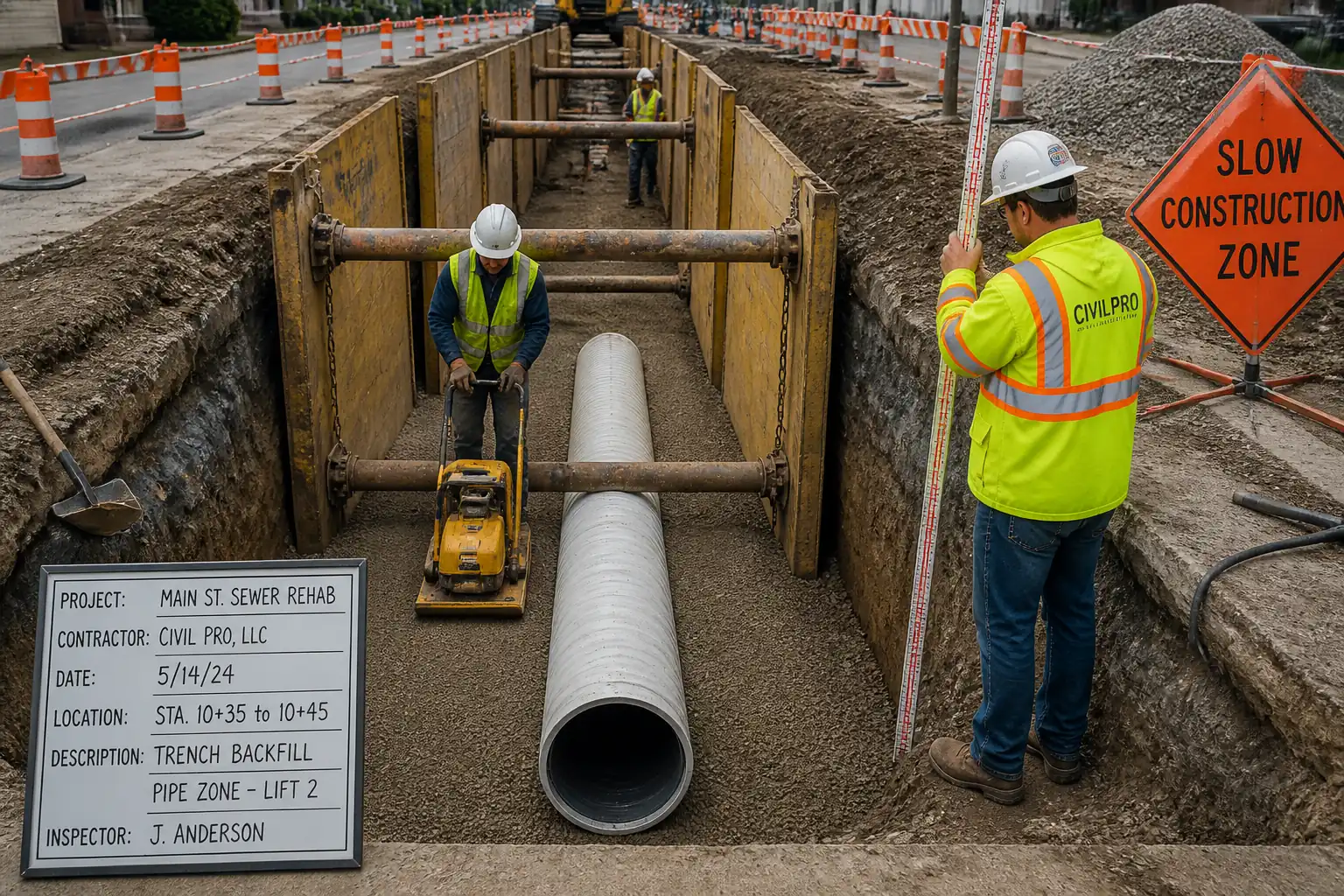 Method Statement: Backfilling and Compaction of Sewer Trenches – Method Statement