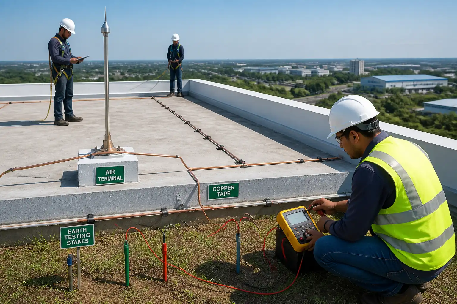 Method Statement: Testing and Commissioning of Lightning Protection System (LPS) – Method Statement