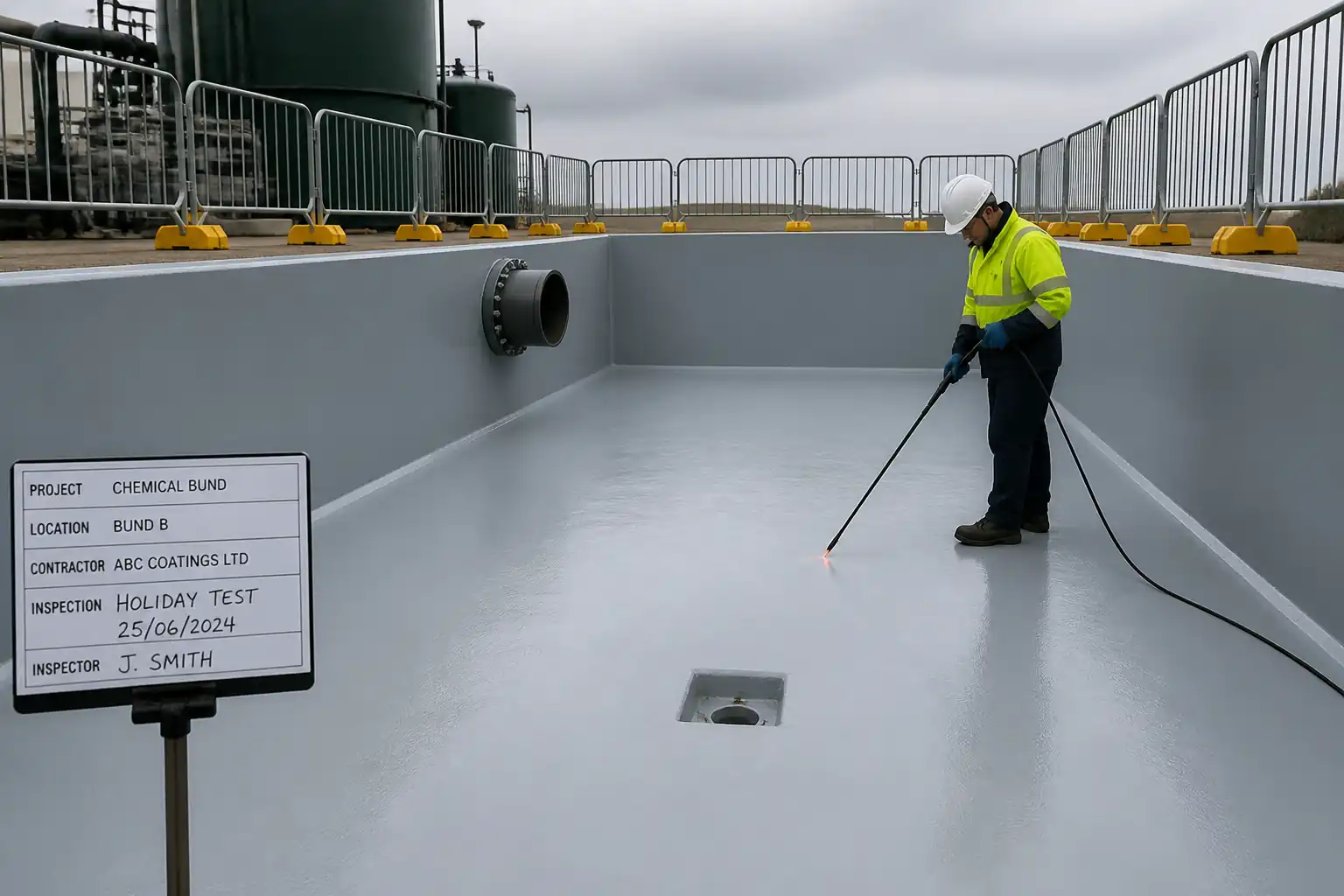 Method Statement: Chemical Containment Bund Construction and Integrity Testing – Method Statement