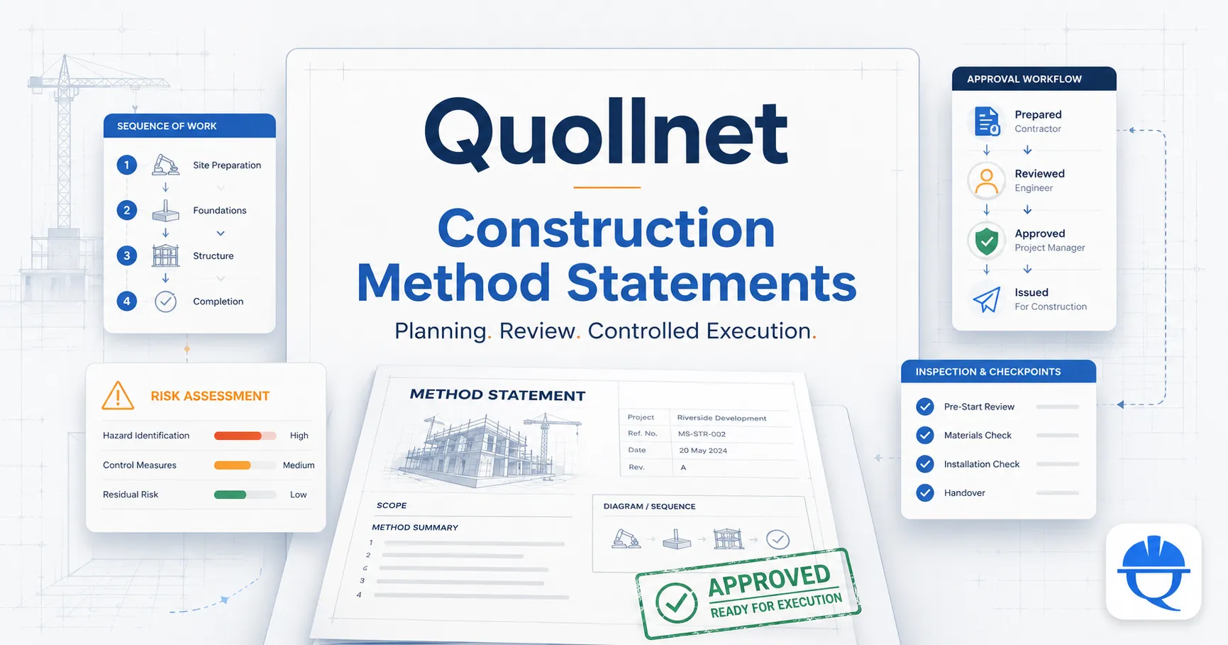 Construction Method Statement Templates | Quollnet